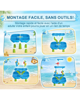 Table de jeux d'eau