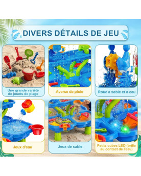 Table de jeux d'eau