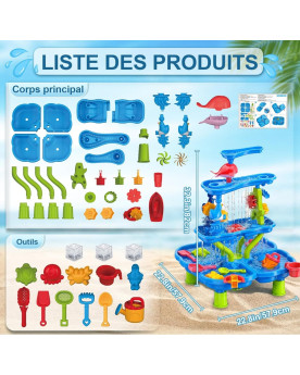 Table de jeux d'eau