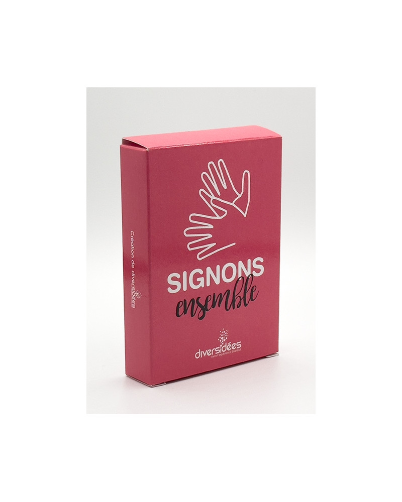 Jeu de cartes : Signons ensemble