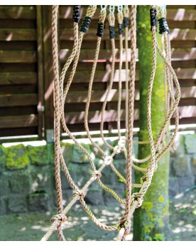 Pont de cordes Maisonnettes, balançoires et portiques  – Serpent à Lunettes