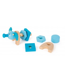 Animaux à assembler colorés Jouets de motricité  – Serpent à Lunettes