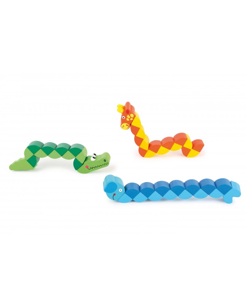 Animaux flexibles Jouets de motricité  – Serpent à Lunettes