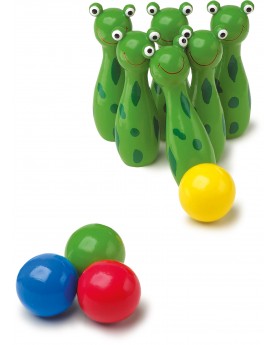 Quilles «Grenouille» Jeux de boule et de quilles  – Serpent à Lunettes