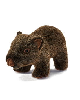 Wombat bébé 24 cm Hansa  – Serpent à Lunettes