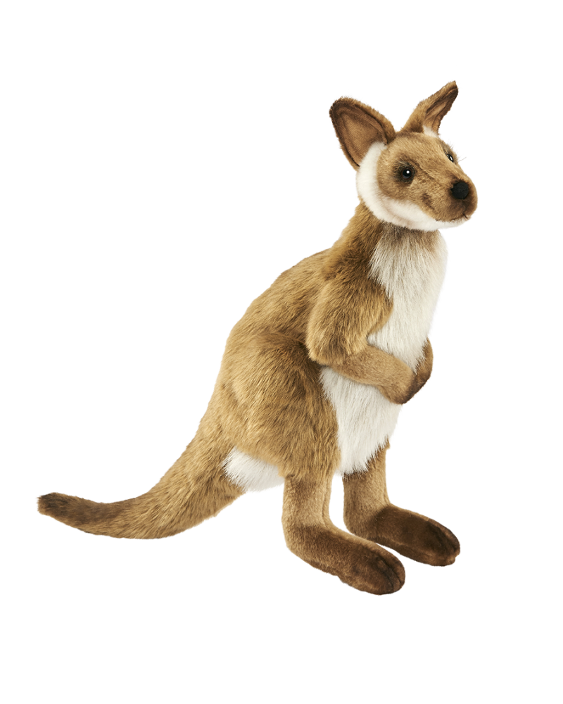 Wallaby 36 cm Hansa – Serpent à Lunettes Wallaby 36 cm Hansa – Serpent à Lunettes