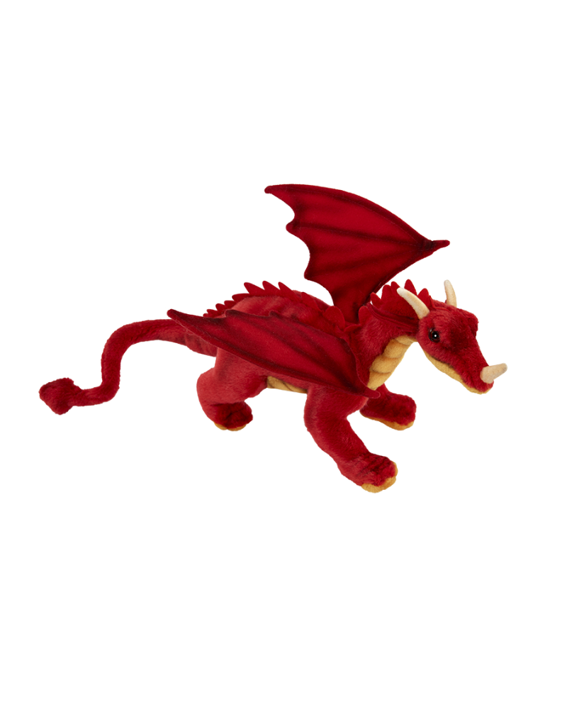 Dragon rouge 42 cm Hansa  – Serpent à Lunettes