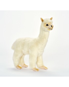 Lama blanc 35 cm Hansa  – Serpent à Lunettes