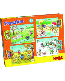 Puzzles "Les saisons" Puzzles  – Serpent à Lunettes