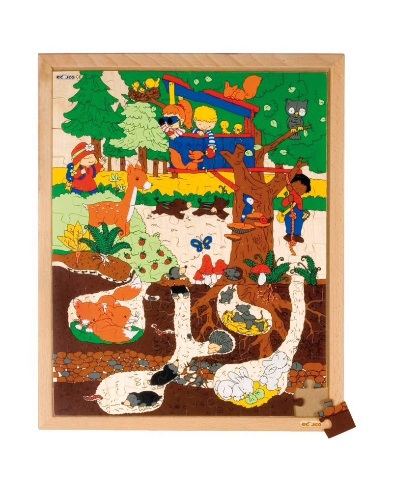 PUZZLE EN BOIS - HABITS DE PETITE FILLE, DEFIPARADES