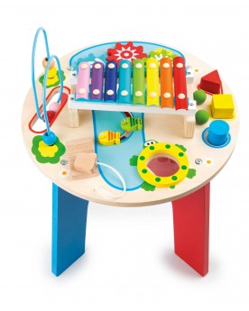 Table de motricité et de musique « 2 en 1 » Jouets de motricité  – Serpent à Lunettes