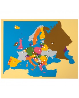 Puzzle "Carte d'Europe" Géographie  – Serpent à Lunettes