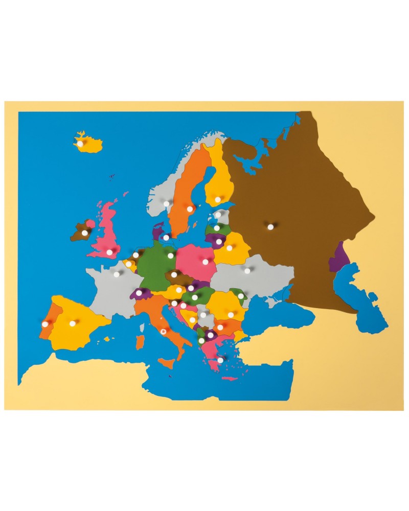 Puzzle "Carte d'Europe" Géographie  – Serpent à Lunettes