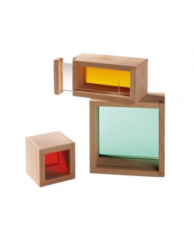 Cubes de construction à fenêtre (petite taille) Jouets à assembler  – Serpent à Lunettes
