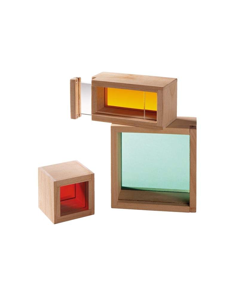 Cubes de construction à fenêtre (petite taille) Jouets à assembler  – Serpent à Lunettes