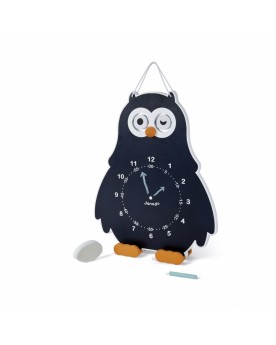 Horloge Owly clock Raconter, lire, écrire, compter  – Serpent à Lunettes