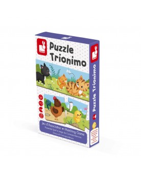 Puzzle triomino Puzzles  – Serpent à Lunettes