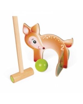 Jeu de croquet "Animaux de la forêt" Jeux de boule et de quilles  – Serpent à Lunettes