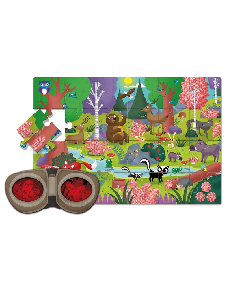 Secret puzzle "Forêt" Puzzles  – Serpent à Lunettes