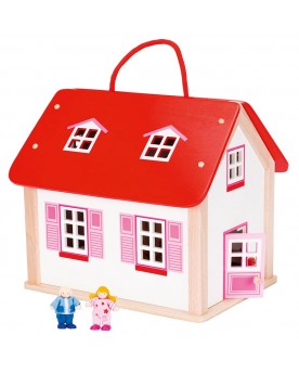 Valise maison de poupées avec accessoires Maisons de poupée  – Serpent à Lunettes