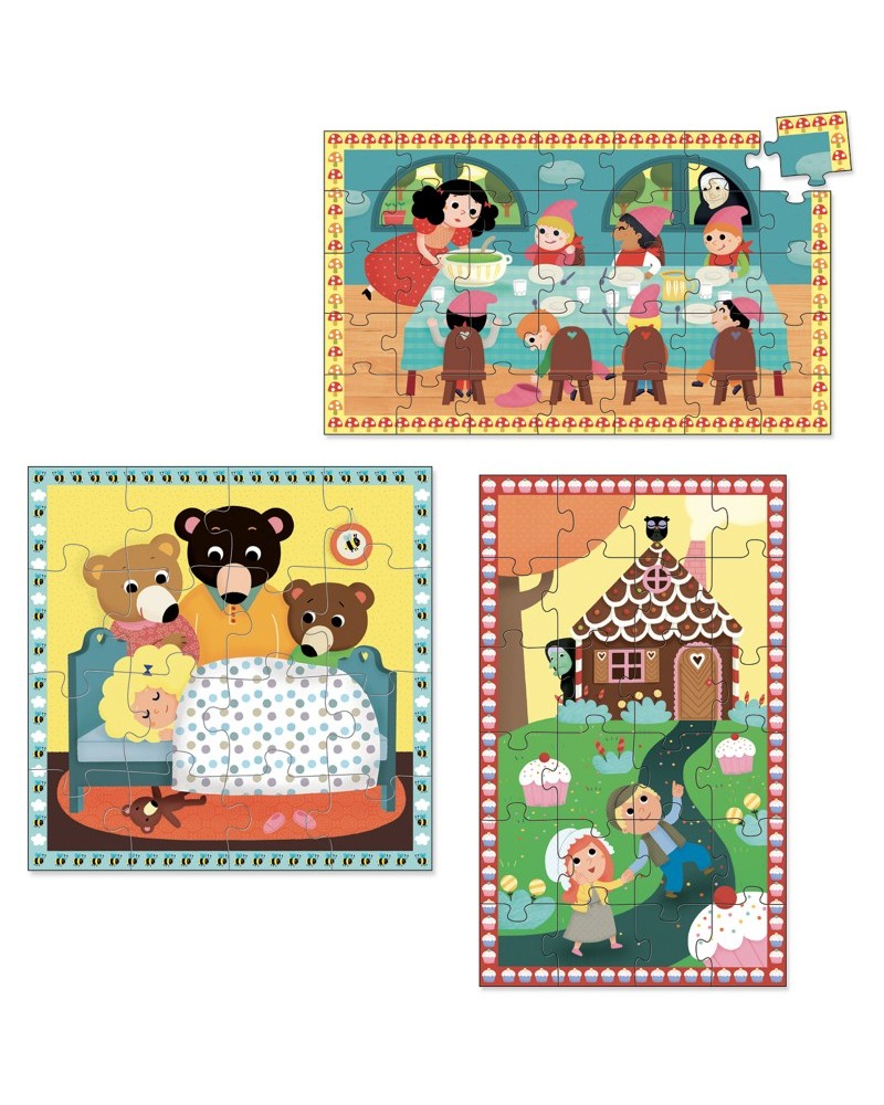 Puzzles évolutifs "Les contes" Puzzles  – Serpent à Lunettes