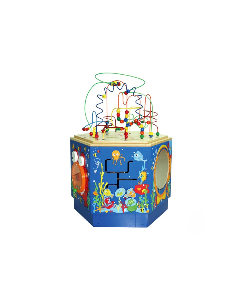 Cube d'activités géant "Barrière de corail" Jouets de motricité  – Serpent à Lunettes