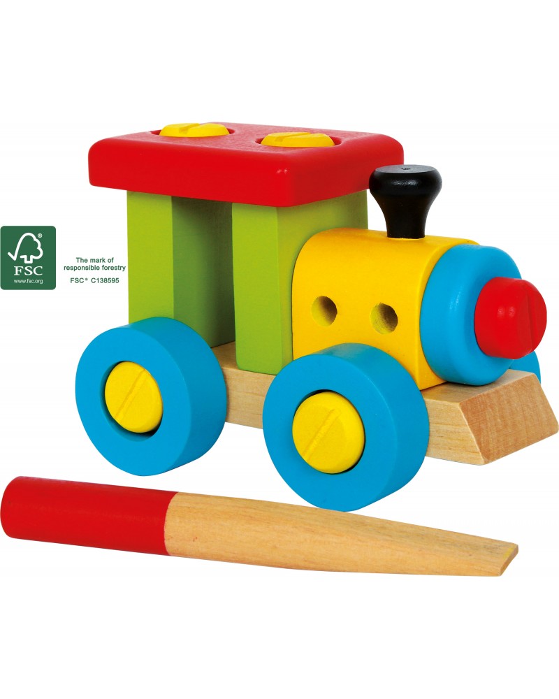 Locomotive à construire Jouets à assembler – Serpent à Lunettes Locomotive à construire Jouets à assembler – Serpent à Lunettes