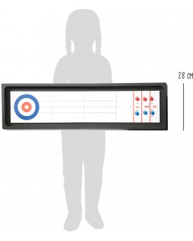 Table "Curling et bowling" 2 en 1 Billards, baby-foot...  – Serpent à Lunettes