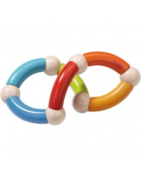 Hochet serpent multicolore Hochets et anneaux de dentition  – Serpent à Lunettes