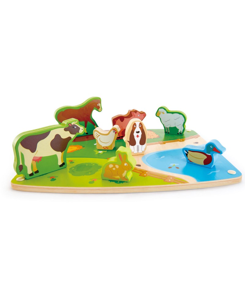 Puzzle animaux de la ferme Puzzles  – Serpent à Lunettes