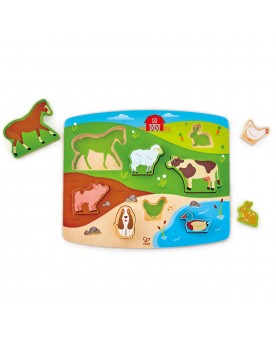 Puzzle animaux de la ferme Puzzles  – Serpent à Lunettes