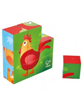 Puzzle cubes Animaux de la ferme Puzzles  – Serpent à Lunettes