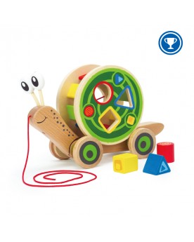 Escargot roulant avec jeu de formes Jouets de motricité  – Serpent à Lunettes