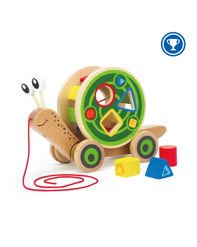 Escargot roulant avec jeu de formes Jouets de motricité  – Serpent à Lunettes