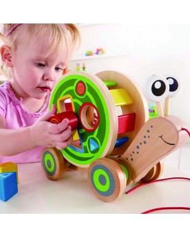 Escargot roulant avec jeu de formes Jouets de motricité  – Serpent à Lunettes