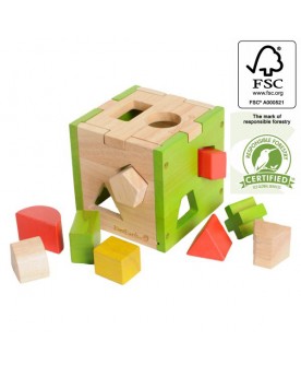 Cube à formes géométriques Jouets à empiler ou encastrer  – Serpent à Lunettes