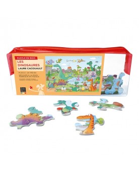 Puzzle 24 pièces Les dinosaures Puzzles  – Serpent à Lunettes