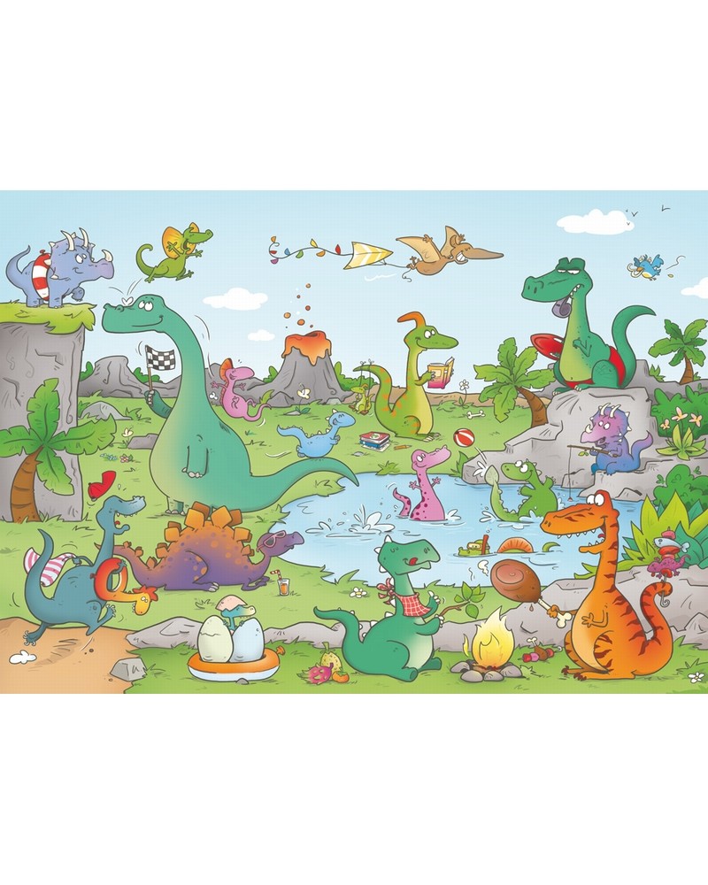 Puzzle 24 pièces Les dinosaures Puzzles  – Serpent à Lunettes