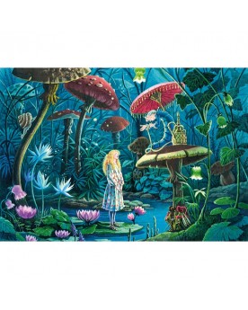 Puzzle 100 pièces Alice au pays des merveilles Puzzles  – Serpent à Lunettes