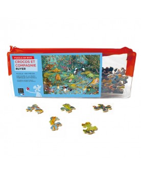 Puzzle 100 pièces Crocos et compagnie Puzzles  – Serpent à Lunettes