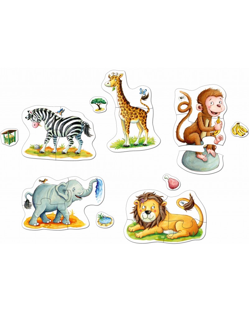 Mes premiers puzzles: Animaux du zoo Puzzles  – Serpent à Lunettes