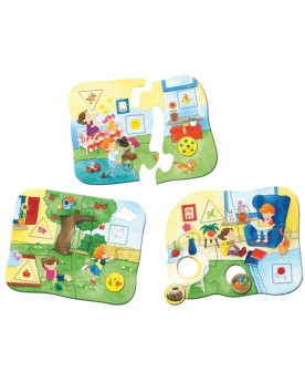 Puzzles Mix Max: A la maison Puzzles  – Serpent à Lunettes