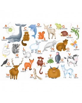 Puzzle Alphabet des animaux Puzzles  – Serpent à Lunettes