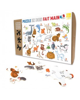 Puzzle Alphabet des animaux Puzzles  – Serpent à Lunettes