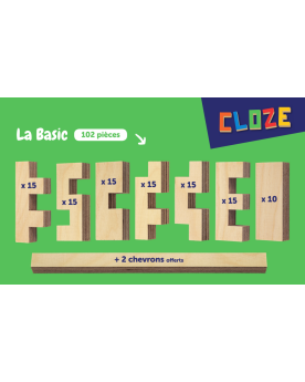 Cloze basic Jouets à assembler  – Serpent à Lunettes