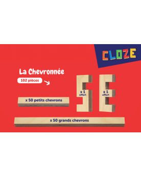 Cloze la chevronnée Jouets à assembler  – Serpent à Lunettes