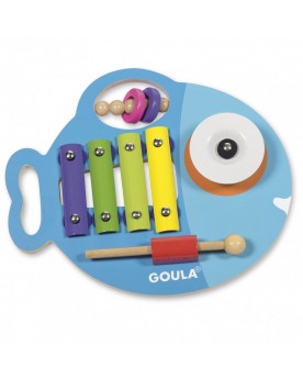 Glupi musical 3 en 1 Instruments de musique  – Serpent à Lunettes